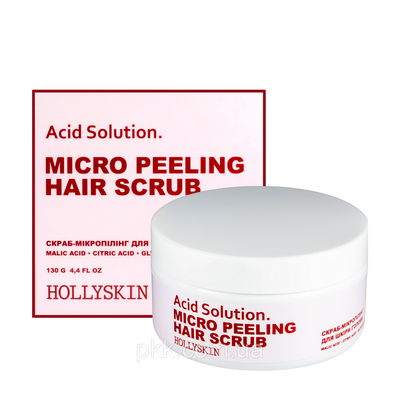 Скраб для шкіри голови та волосся Hollyskin Acid Solution 130 г 0284h фото