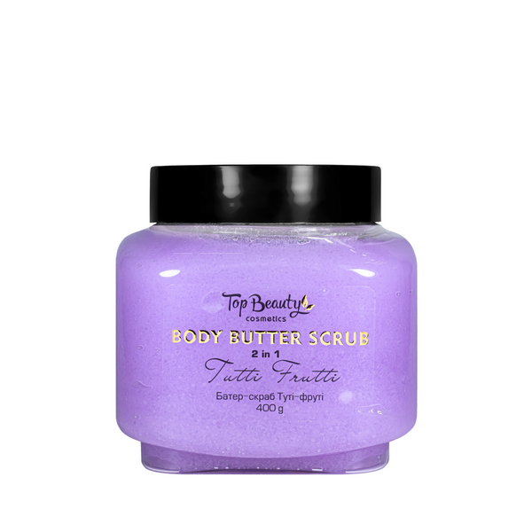 Скраб батер для тіла 2 у 1 Top Beauty Body Butter Scrub Тутті Фрутті, 400 г TB-8596 фото