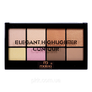 Палетка для контуринга обличчя Malva Cosmetics Elegant М 495 фото