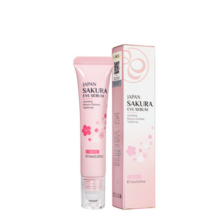 Сироватка для шкіри навколо очей від зморшок та темних кіл Laikou Japan Sakura Eye Serum, 15 мл LK 89054B фото
