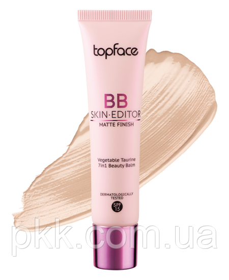 Тональний ВВ крем TopFace Skin Editor Matte Finish SPF15 № 01 PT462 фото