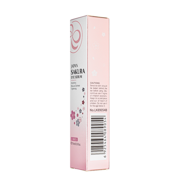 Сироватка для шкіри навколо очей від зморшок та темних кіл Laikou Japan Sakura Eye Serum, 15 мл LK 89054B фото