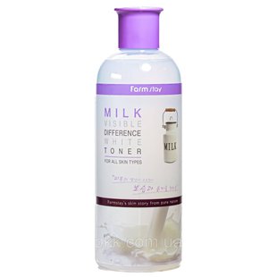 Тонер для обличчя FarmStay Milk Visible Difference Moisture зміцнюючий 350 мл FS 4421 фото