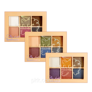 Набір палеток тіней для повік DoDo Girl Eye Shadow Palette 3 штуки D3223 фото