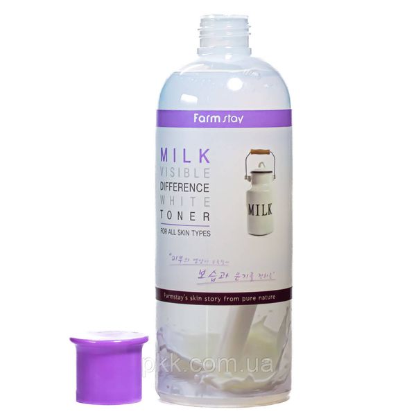 Тонер для обличчя FarmStay Milk Visible Difference Moisture зміцнюючий 350 мл FS 4421 фото