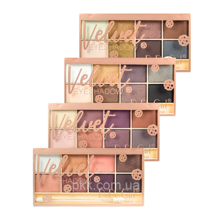 Набор палеток теней для век матовые и перламутровые DoDo Girl Velvet 8 оттенков D3273 фото