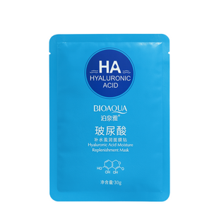 Тканевая маска для лица Bioaqua HA Hyaluronic Acid Water Get 25 мл BQY3962 фото