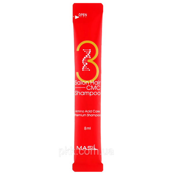 Шампунь для волосся Masil 3 Salon Hair CMC Shampoo зміцнює 8 мл Masil 4422 фото