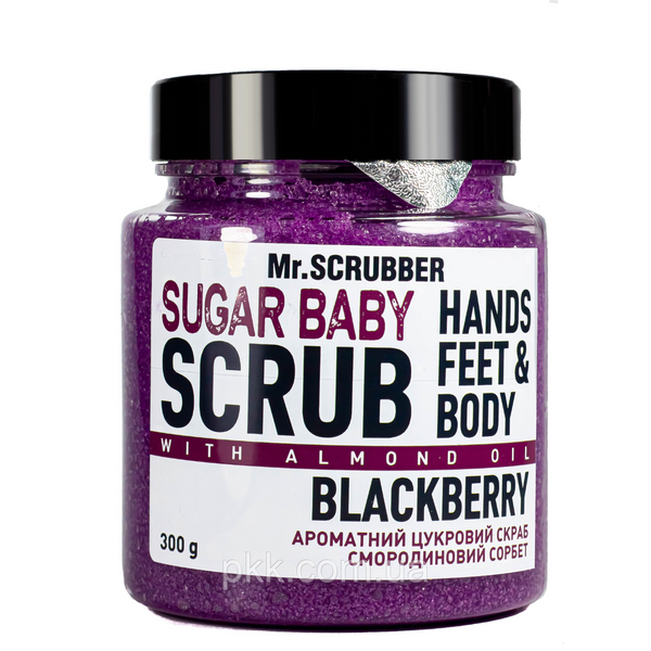 Скраб для тіла Mr Scrubber Blackberry Sugar Baby Hands Feet & Body Scrub смородина 300 гр Mr 0020 фото