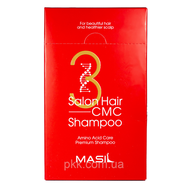 Шампунь для волосся Masil 3 Salon Hair CMC Shampoo зміцнює 8 мл Masil 4422 фото