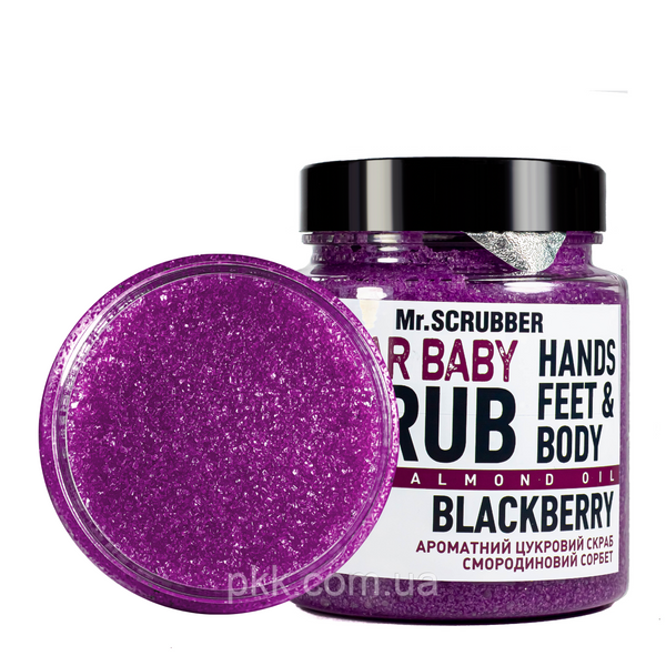 Скраб для тела Mr Scrubber Blackberry Sugar Baby Hands Feet & Body Scrub смородина 300 гр Mr 0020 фото