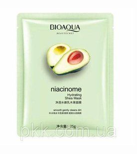 Тканевая маска для лица Bioaqua с маслом ши и авокадо 25 мл BQY45824 фото