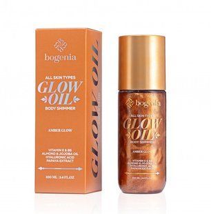 Олія-шимер для тіла Bogenia Glow Oil Body Shimmer Amber Glow 100 мл BG462(003) фото