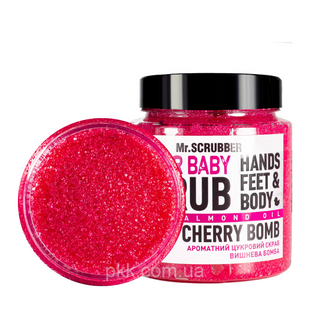 Скраб для тіла Mr Scrubber Cherry Bomb Sugar Baby Hands Feet & Body Scrub вишня 300 гр Mr 0014 фото