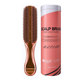Масажна щітка для волосся та шкіри голови Salon Professional Scalp Brush (SP 1454), Бронзова SP 1454 фото