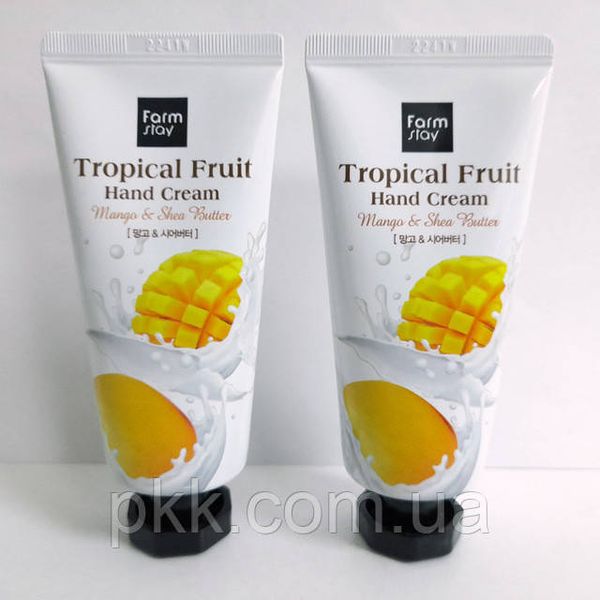 Поживний крем для рук FarmStay Tropical Fruit Hand Cream Mango & Shea Butter 50 мл FS 5247 фото