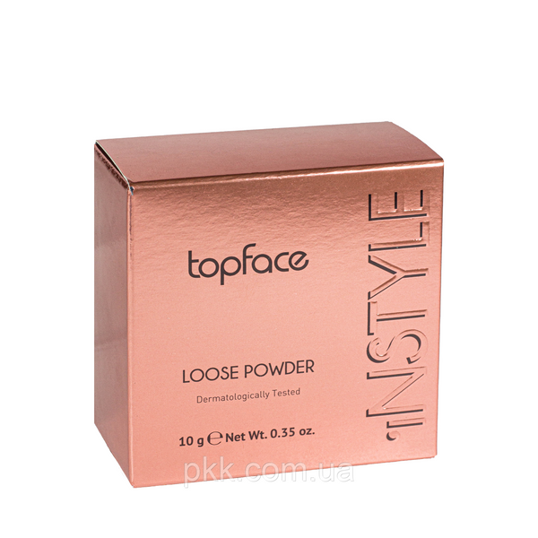 Пудра розсипчаста для обличчя TopFace INSTYLE Perfective Loose, 101 Прозорий PT255 фото