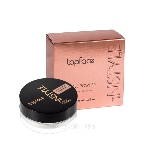 Пудра розсипчаста для обличчя TopFace INSTYLE Perfective Loose, 101 Прозорий PT255 фото