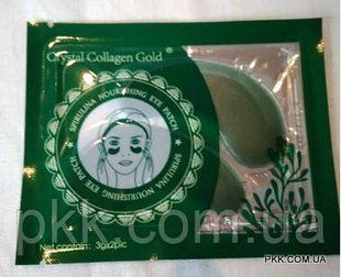 Гидрогелевые патчи для кожи вокруг глаз Crystal Collagen Gold Spirulina Nourishing со спирулиной 6 г 4226 фото