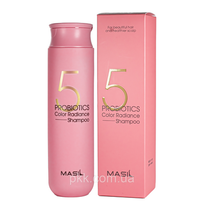 Шампунь для волосся із пробіотиками для захисту кольору Masil 5 Probiotics Color Radiance Shampoo 300 мл Masil 5158 фото