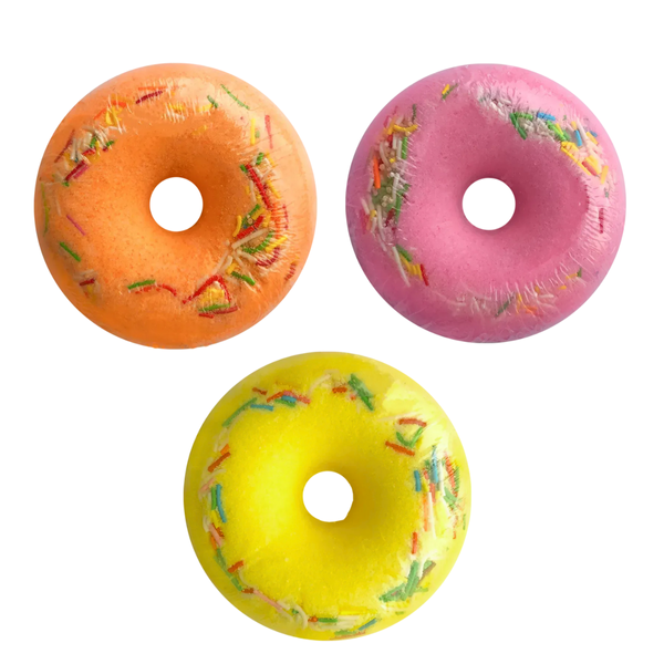 Подарунковий набір пінних бомбочок для ванни Milky Dream "Пінні Donuts", 3 шт по 120 г 304392 фото