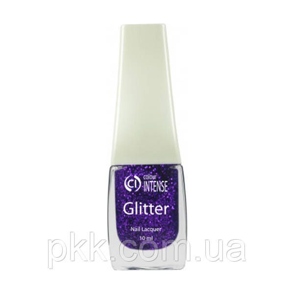 Лак для ногтей с блестками Colour Intense Glitter 10 мл PL-10 № 301 Фиолетовый CI PL-10 фото