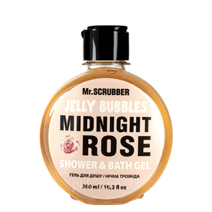 Гель для душу Mr Scrubber Jelly Bubbles Midnight Rose Shower & Bath Gel троянда 300 мл Mr 0221 фото