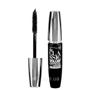 Туш для вій Maybelline New York Classic Volum Express Extra Black 10 мл Mb 2076 фото