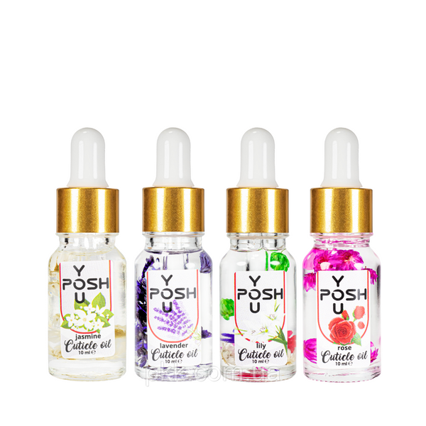 Олія для кутикули YouPOSH Flower Cuticle Oil з сухоцвітом 10 мл Жасмин Jasmine YP 1551 фото