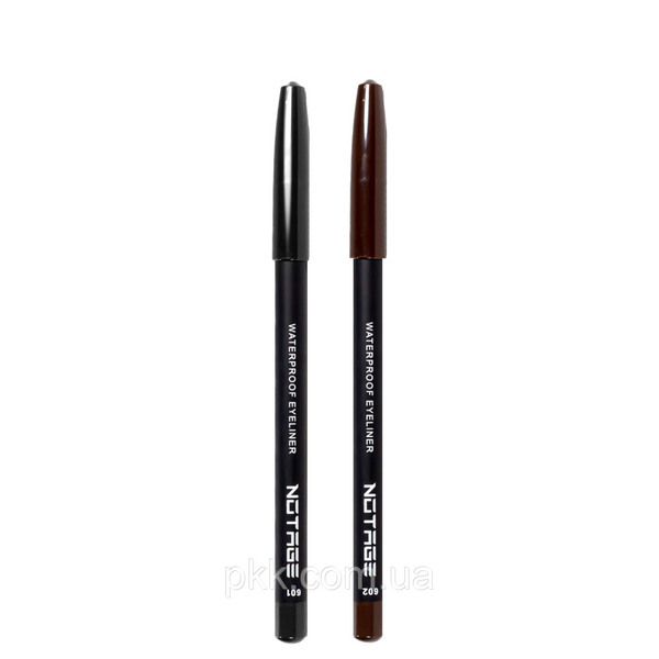 Олівець для очей Notage Waterproof eye liner водостійкий контурний № 601 Чорний NO 5124 фото