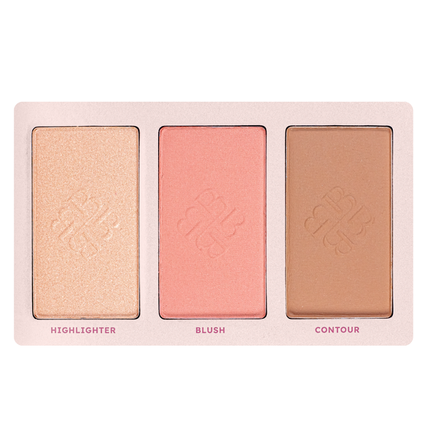 Палетка для контурингу обличчя Bogenia Match Contour Palette 3 в 1 (BG907(001)) BG907(001) фото