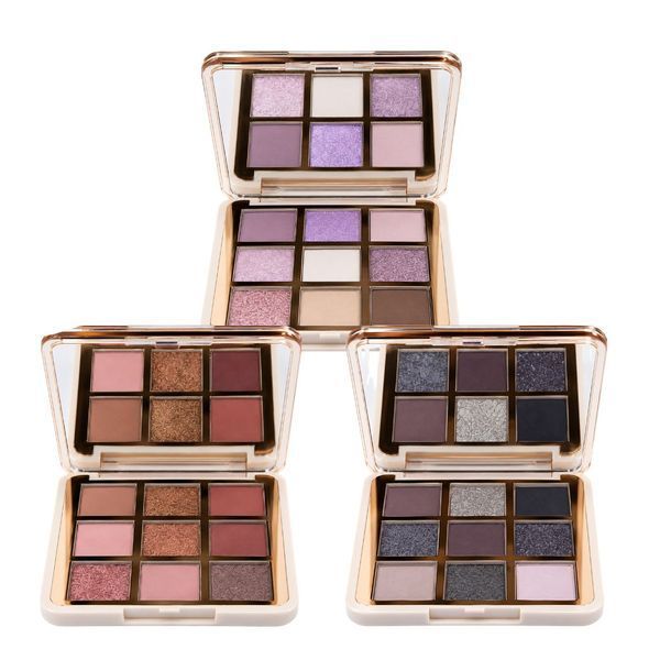 Палітра тіней для повік TopFace Desire Eyeshadow Palette 9 кольорів 7 г PT513, 001 Light рожеві, бузкові, коричневі PT513 фото