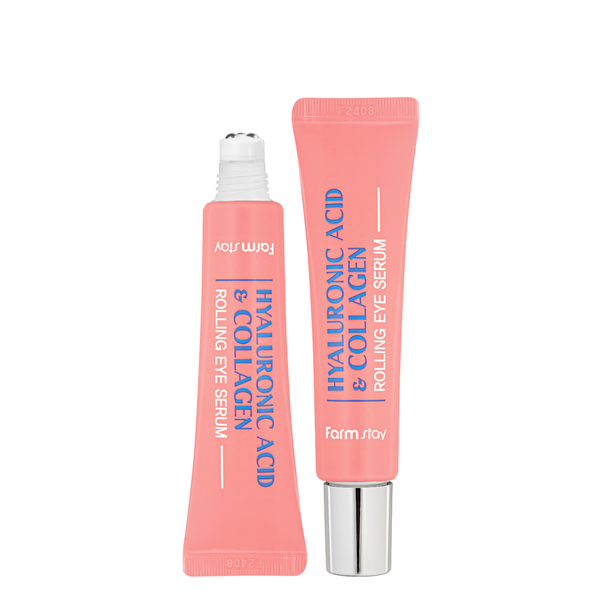 Сыворотка-роллер для кожи вокруг глаз FarmStay Hyaluronic Acid & Collagen Rolling Eye Serum с гиалуроновой кислотой и коллагеном 25 мл FS 11043 фото
