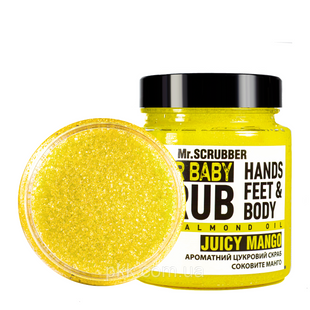 Скраб для тіла Mr Scrubber Juicy Mango Sugar Baby Hands Feet & Body Scrub манго 300 гр Mr 0013 фото