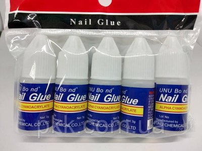 Клей для нігтів тіпс страз Nail Glue упаковка 5 шт 3 гр 09-01 фото