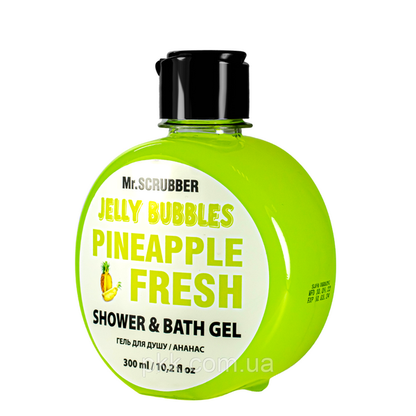 Гель для душу Mr Scrubber Jelly Bubbles Pineapple Shower & Bath Gel 300 мл Mr 0224 фото