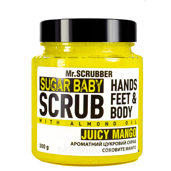 Скраб для тела Mr Scrubber Juicy Mango Sugar Baby Hands Feet & Body Scrub манго 300 гр Mr 0013 фото