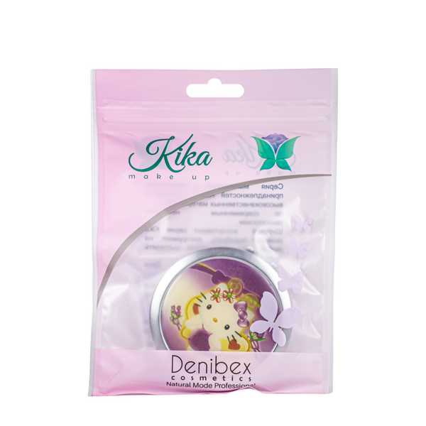 Зеркало карманное косметическое двойное KIKA Make Up 01-21 01-21 фото