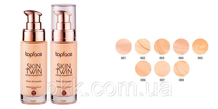 Тональна основа TopFace Skin Twin Cover Foundation SPF20 № 01 PT464 фото