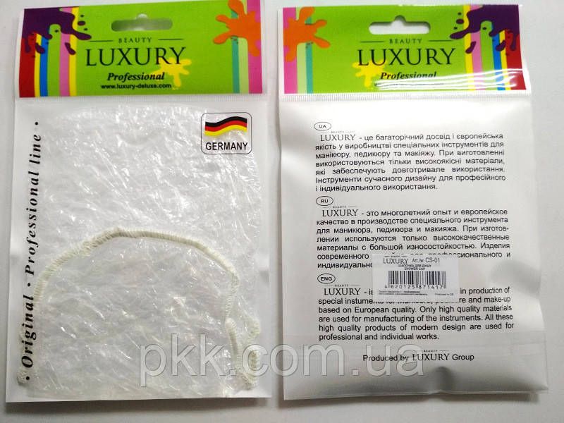 Шапочка для душа Beauty Luxury полиэтиленовая позрачная CS-01 CS-01 фото