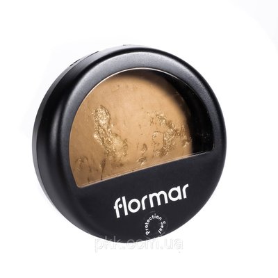 Пудра для обличчя запечена Flormar Baked Terracota Powder, № 21 Золотисто-бежевая FM 5317 фото