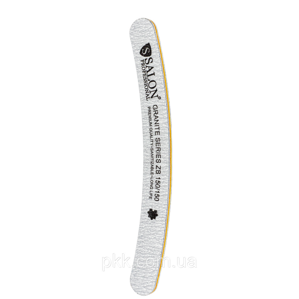 Пилочка&nbsp;для ногтей полировочная Salon Professional бумеранг&nbsp;на мягкой основе 335SLP 150/150 335 SLP фото