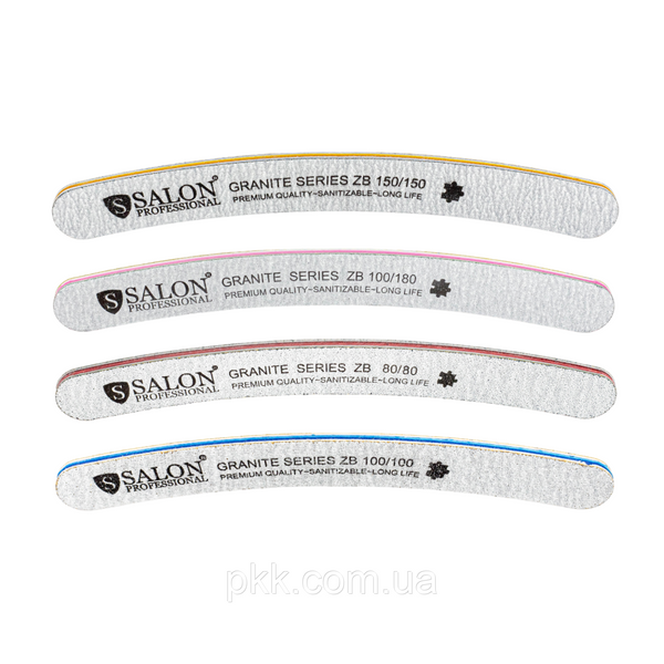 Пилочка&nbsp;для ногтей полировочная Salon Professional бумеранг&nbsp;на мягкой основе 335SLP 150/150 335 SLP фото