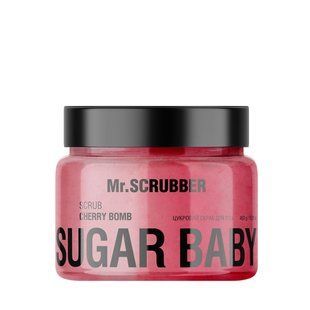 Скраб для тіла цукровий Mr. Scrubber Sugar Baby Cherry Bomb парфумований, 450 г Mr1889 фото