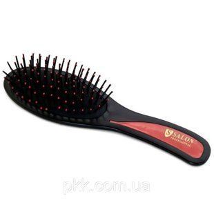 Расчёска для волос щетка массажная для головы Salon Professional 8581 Красная 8581 SL фото