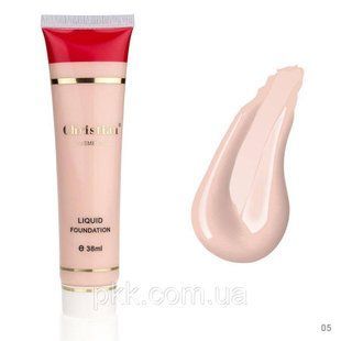 Тональна основа для обличчя Christian Liquid Foundation SPF10 LF-01, № 05 Ванільно рожевий LF-01 фото
