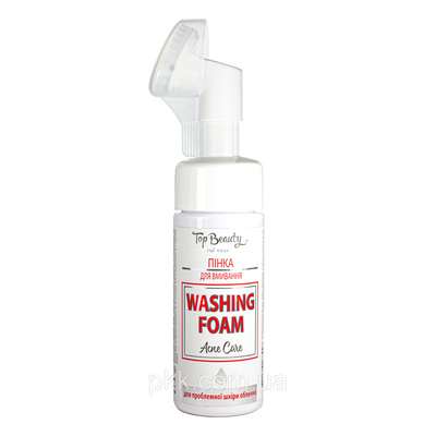 Пінка для вмивання зі щіточкою Top Beauty Washing Foam Anti Acne для проблемної шкіри 150 мл TB-6328 фото