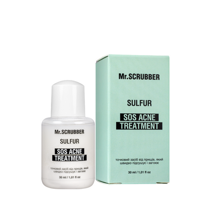 Точковий засіб від прищів Mr.Scrubber SOS Acne Treatment Sulfur 30 мл Mr 1396 фото
