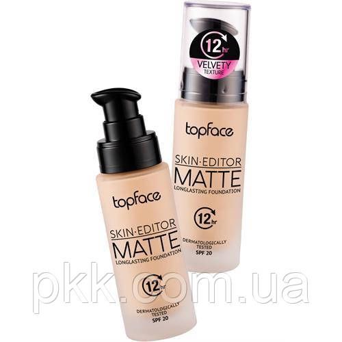 Тональна основа матуюча Topface Skin Editor Matte SPF20 PT465 № 01 PT465 фото