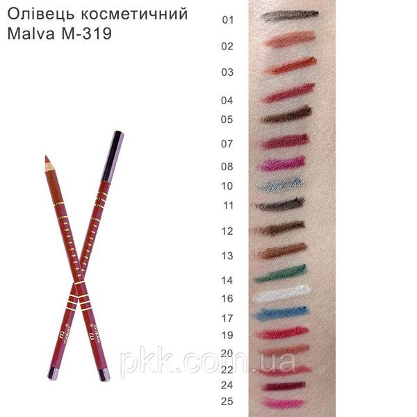 Олівець для губ Malva Cosmetics М 319 № 03 Terracotta М 319 lip фото